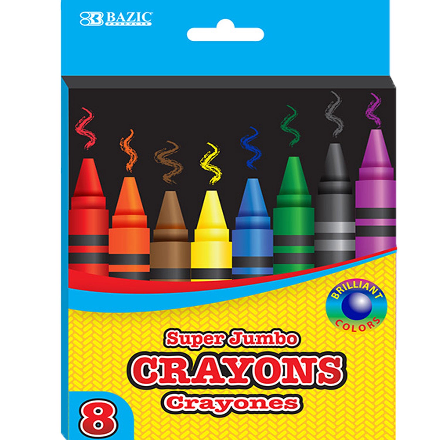 Premium Color Super Jumbo Crayons Coloring Set, 8-Count - g8central.com