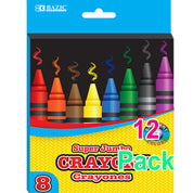 Premium Color Super Jumbo Crayons Coloring Set, 8-Count - g8central.com