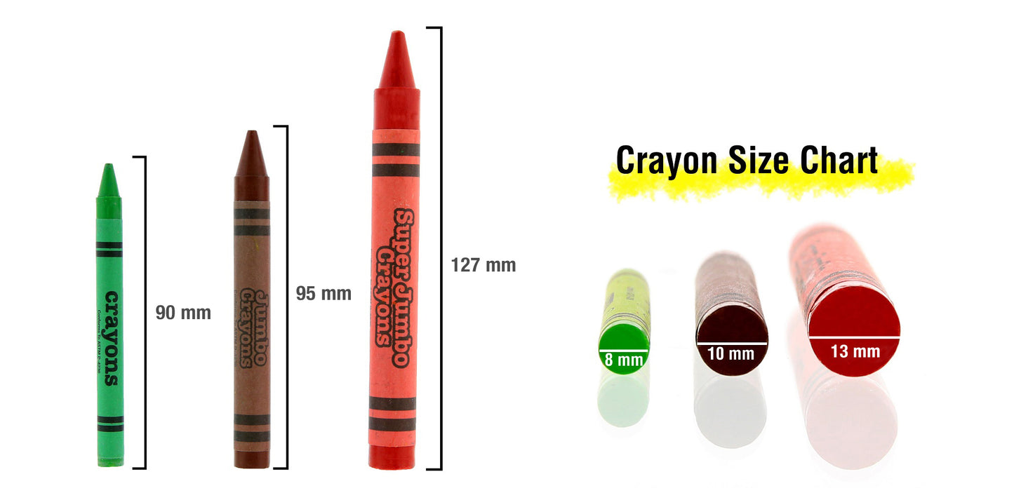 Premium Crayons Coloring Set,  8 Color (4/Pack)