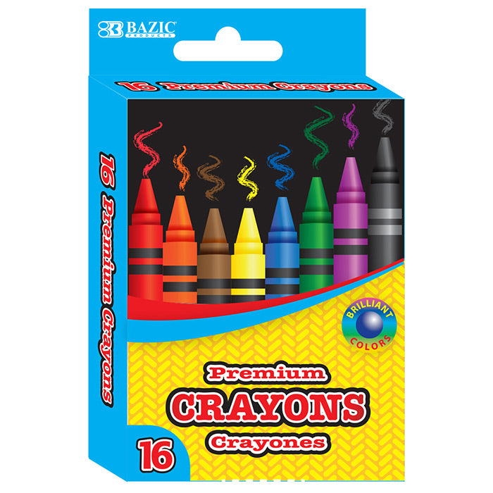 Premium Crayons Coloring Set | 16 Assorted Colors