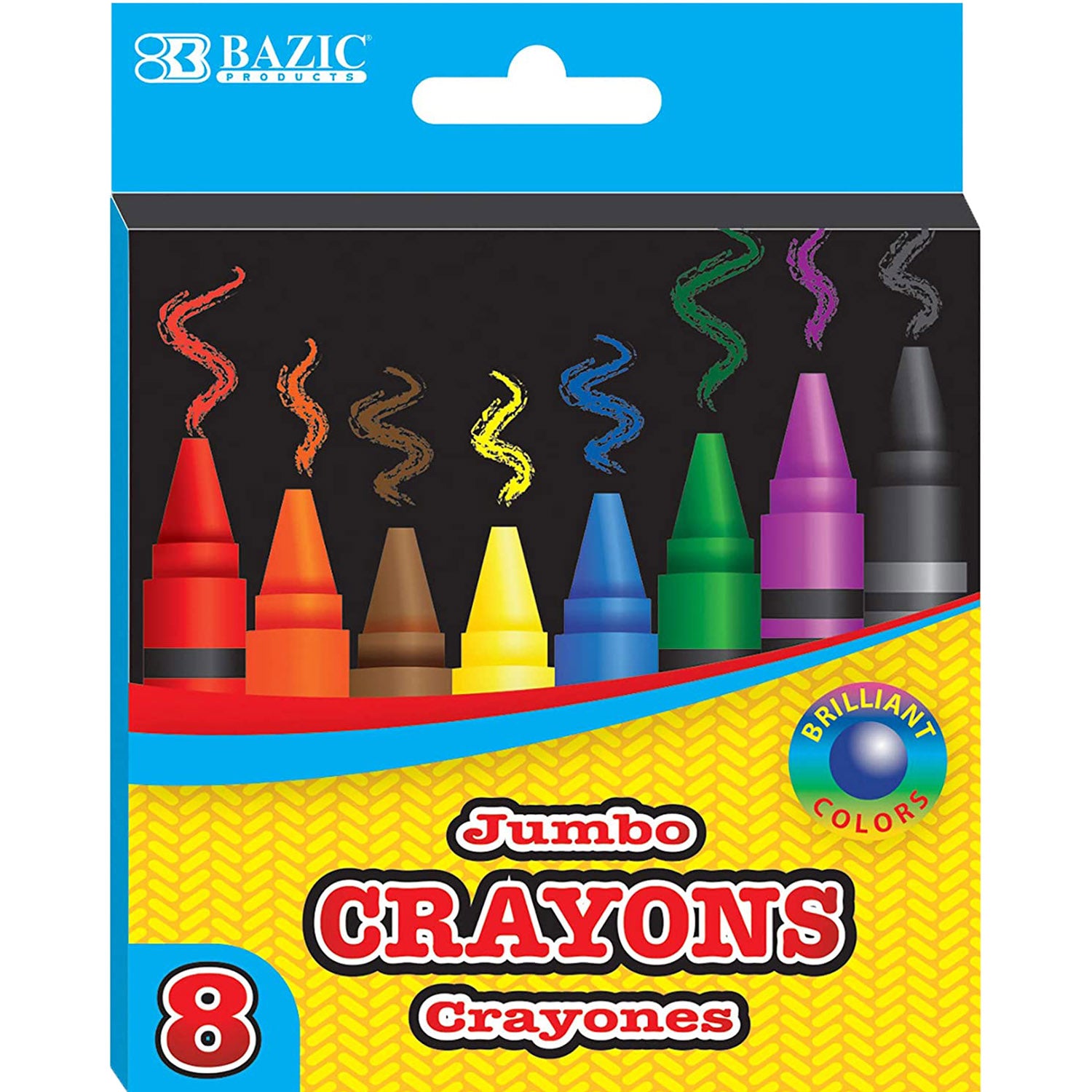 Premium Jumbo Crayons Coloring Set, 8 Colors - g8central.com