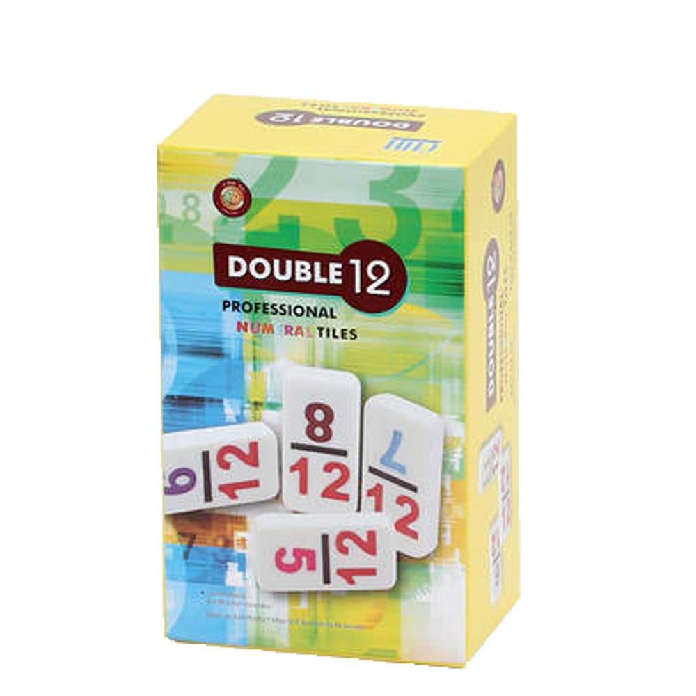 Double 12 Numeral Tile Dominoes