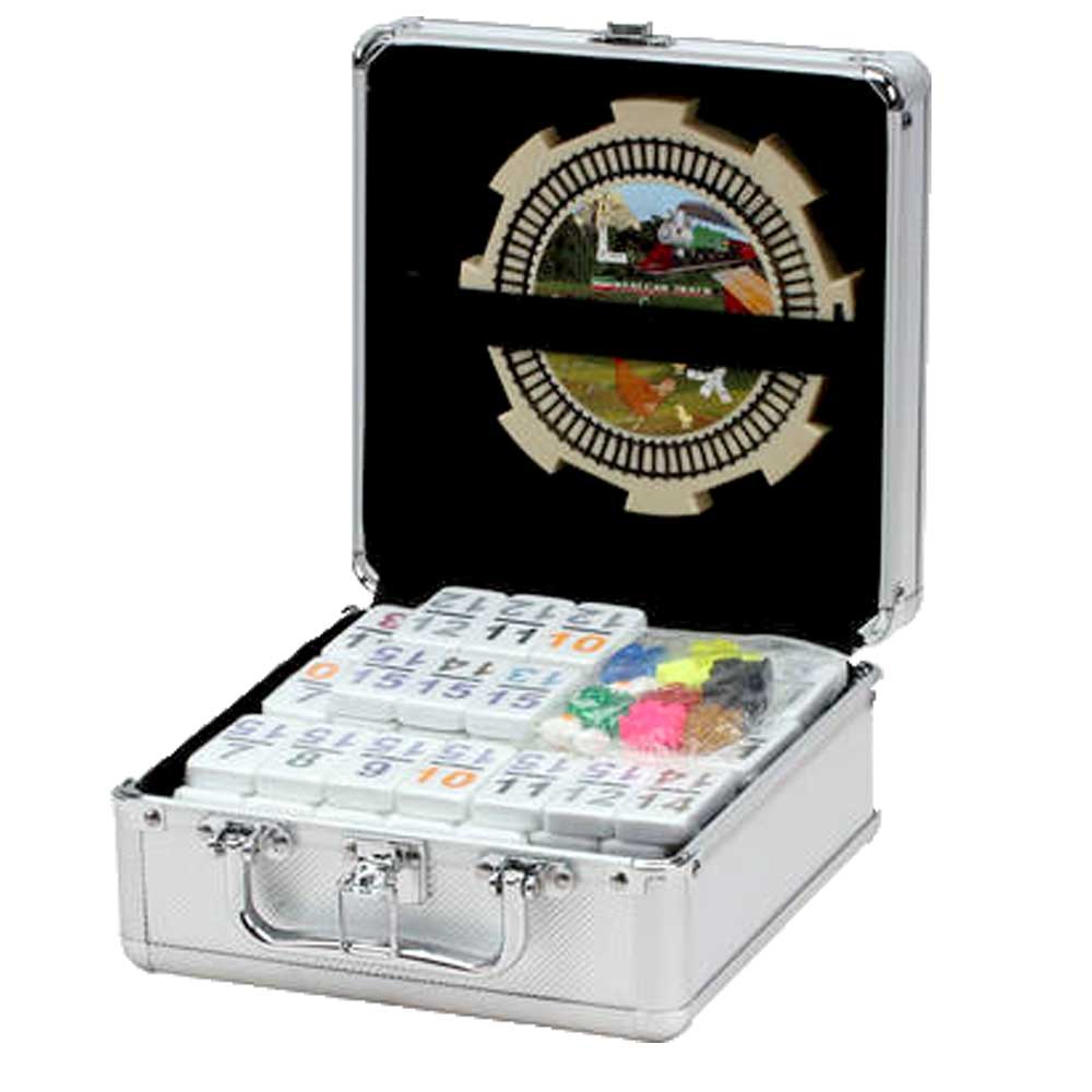 Double 15 Professional Size Mexican Train in Aluminum Case G8Central