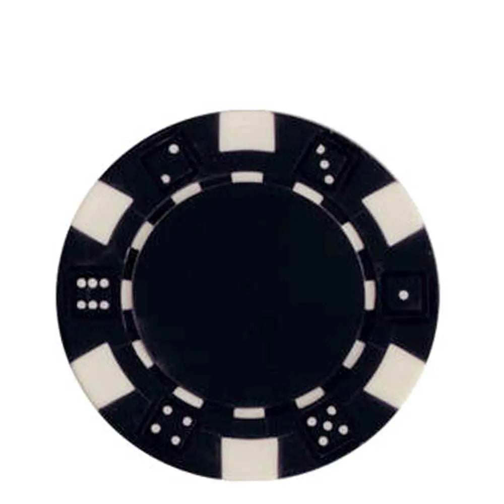 DICE Poker Chips 0.5 oz (14g) Heavyweight Clay Composite 50-Count G8Central