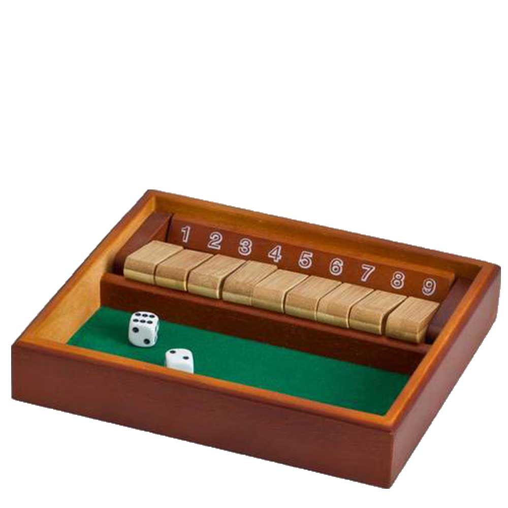 WOODEN Shut The Box GAMES