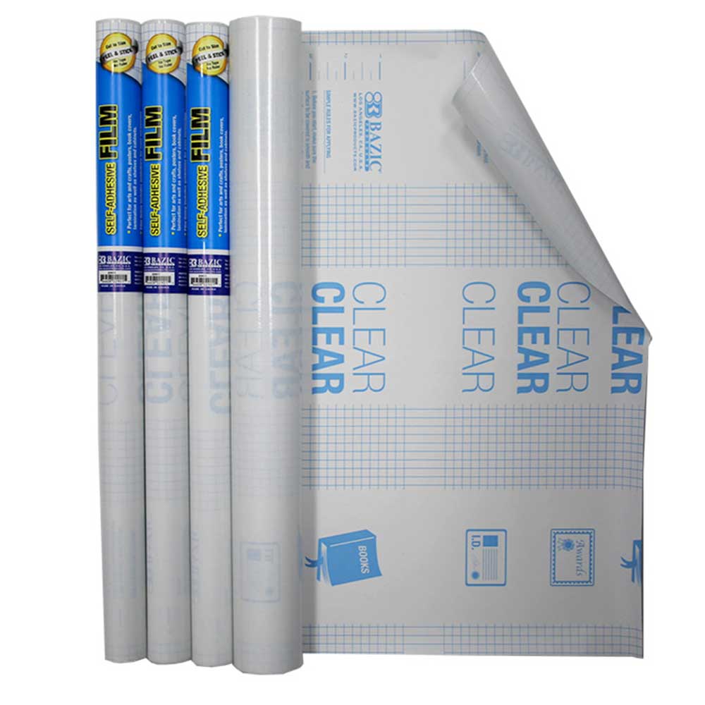 Book Covers Clear Self Adhesive  | 18 inch X 1.5 Yard (54 inch) - g8central.com