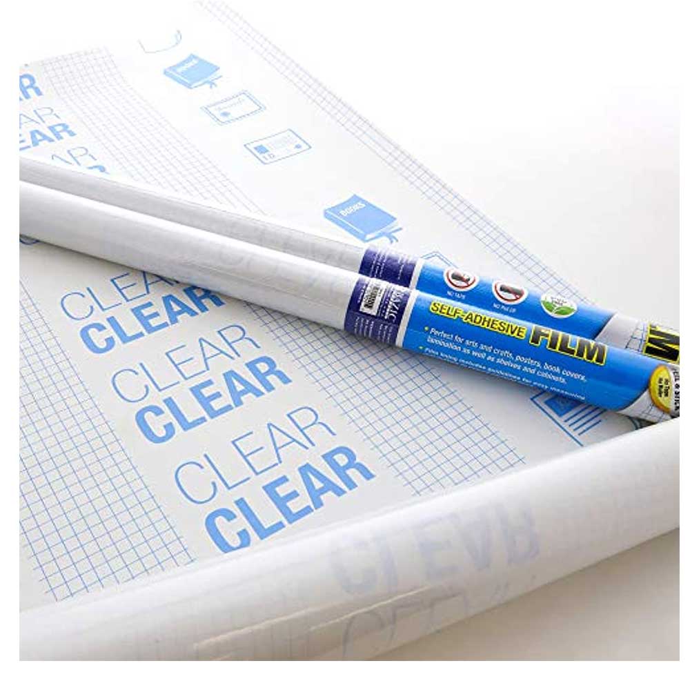 Book Covers Clear Self Adhesive  | 18 inch X 1.5 Yard (54 inch) - g8central.com