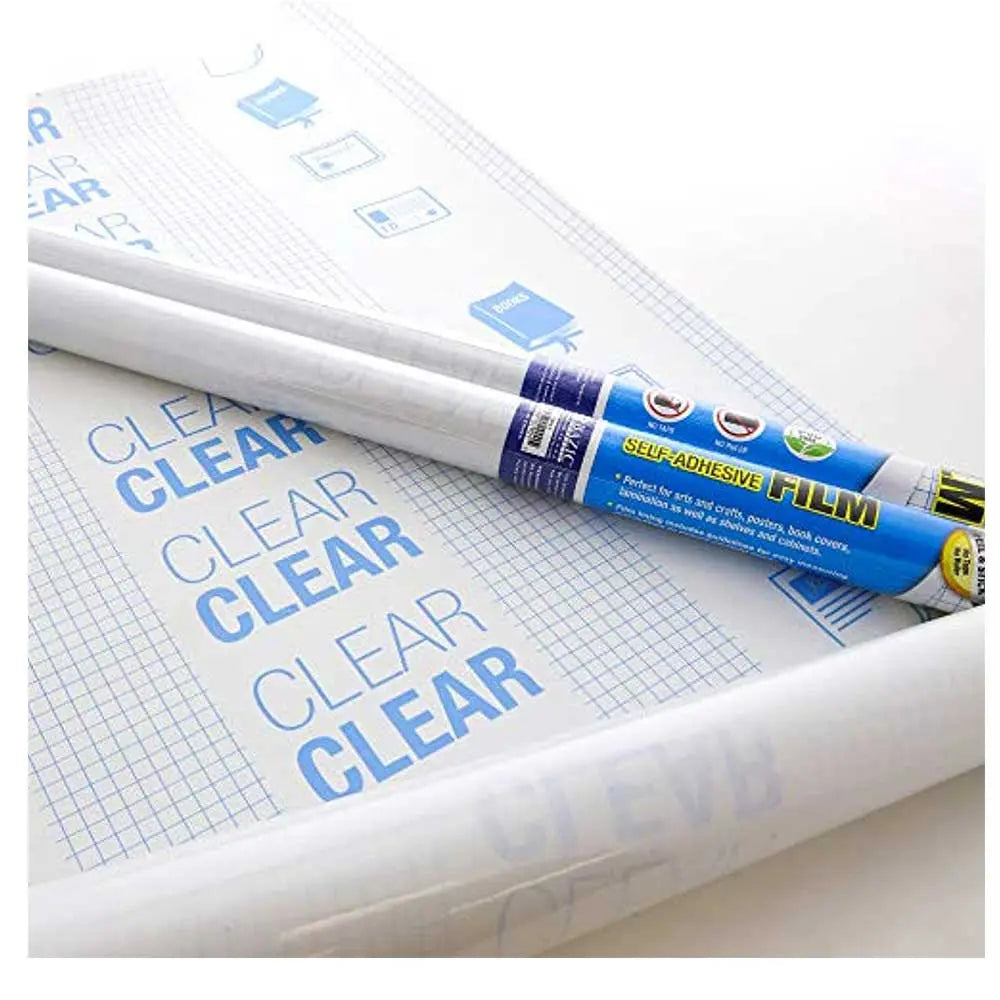 Book Covers Clear Self Adhesive  | 18 inch X 1.5 Yard (54 inch) - g8central.com