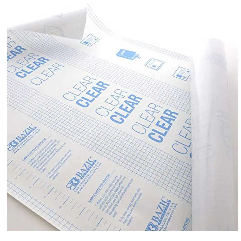 Book Covers Clear Self Adhesive  | 18 inch X 1.5 Yard (54 inch) - g8central.com
