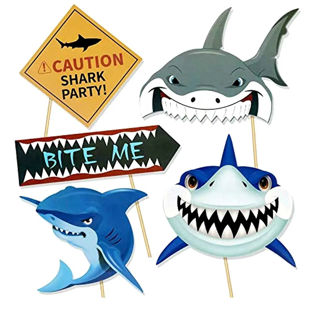 Photo Booth Props Sharks | Set of 25 G8Central