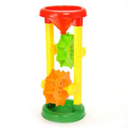 Double Sand Wheel Beach Toy Set With Bucket, Shovels, Rakes, Sailboat, And 3 Molds G8Central