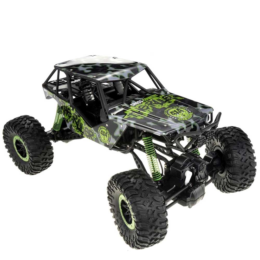 1:10 RC 2.4G 4WD Rally Rock Crawler Car | Green G8Central