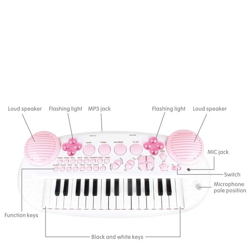 Electronic Keyboard Piano With Microphone For Kids G8Central