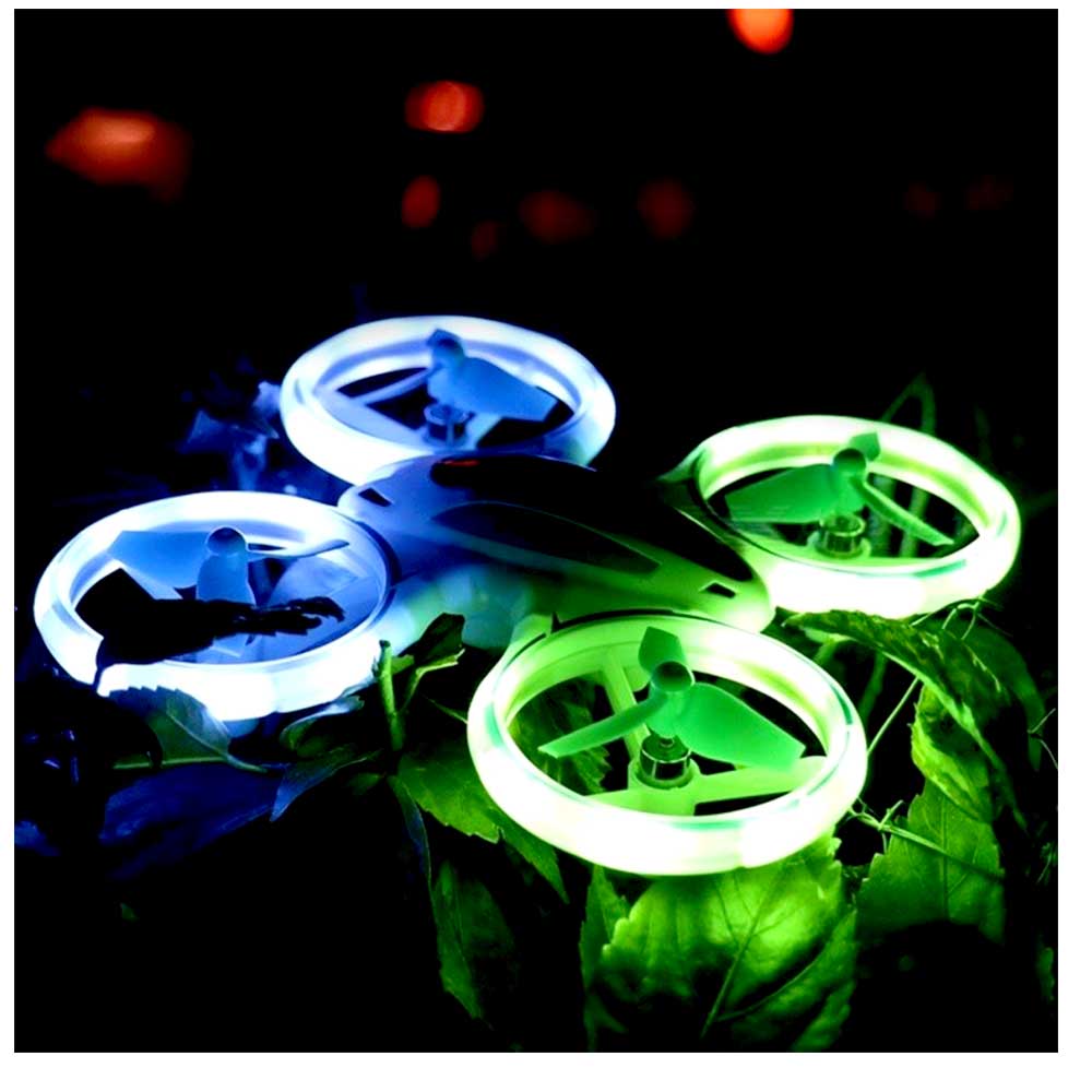 Mini LED Quadcopter For Beginners | Red