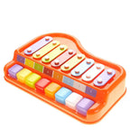 2-in-1 Xylophone/Piano With Music Sheet Songbook G8Central