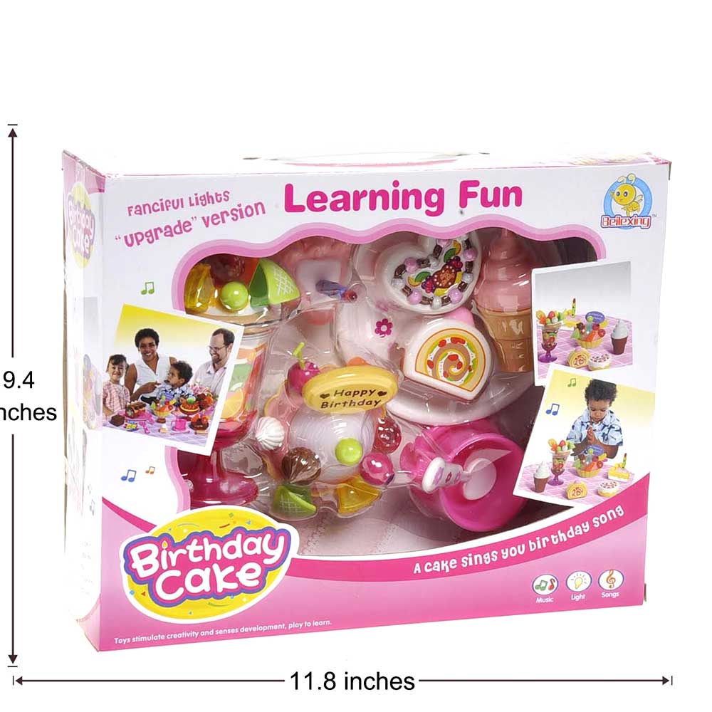 Play Food Set With Cupcake, Cakes, Ice Cream & Sundae