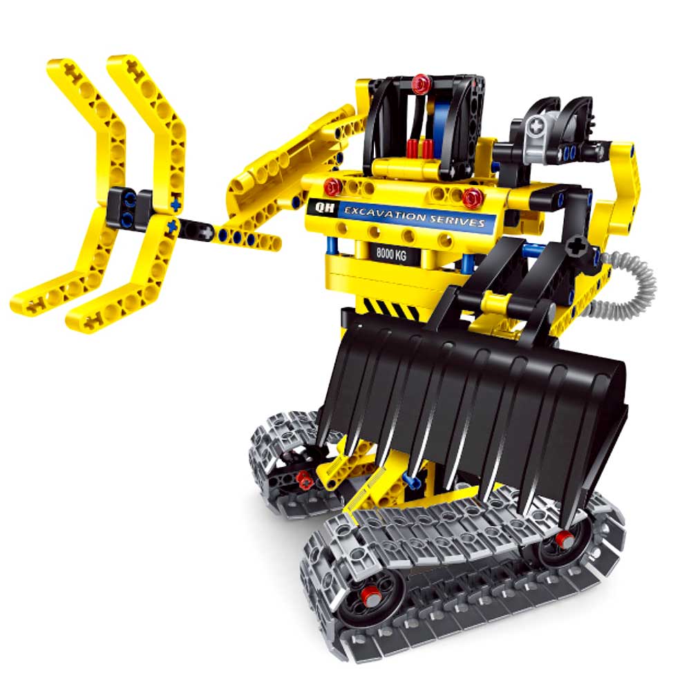 Building Blocks Bricks Construction Truck Kit STEM Toy (Excavator) | 342 Pcs