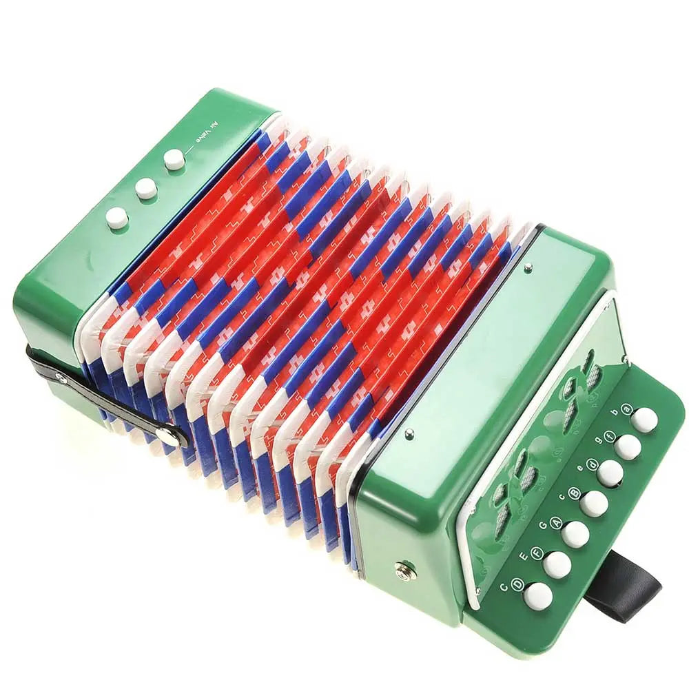 Children's Musical Instrument Accordion | Green G8Central