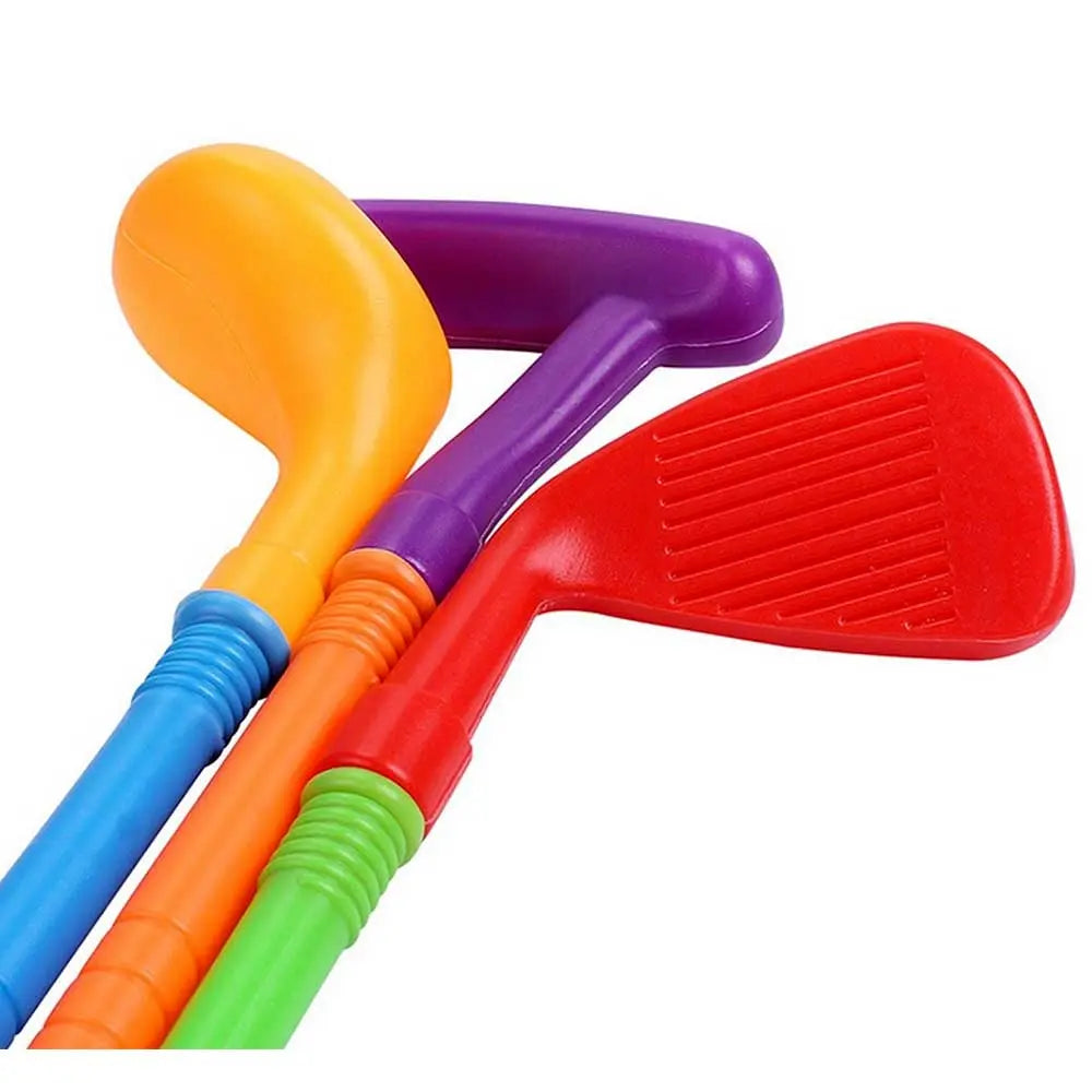 Deluxe Golf Set For Kids Comes With 3 Golf Clubs, 3 Balls, And 2 Practice Holes G8Central