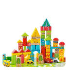 City Transportation Wooden Building Blocks 100 pc G8Central