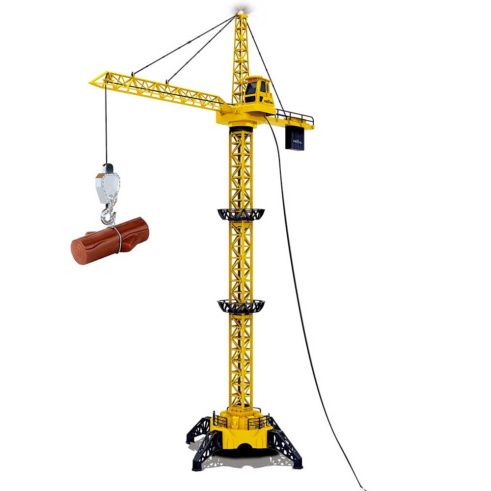 50 Inch Wired RC Crawler Crane with Tower Light and Adjustable Height G8Central