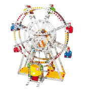 Metal Toy Ferris Wheel Model Building Kit With Lights And Music
