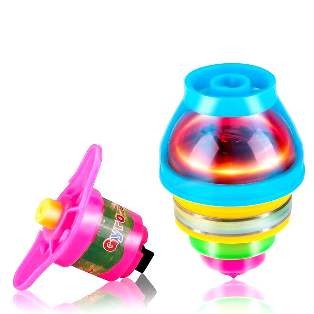 UFO Spinning Tops With LED Lights | 15 Tops Per Pack