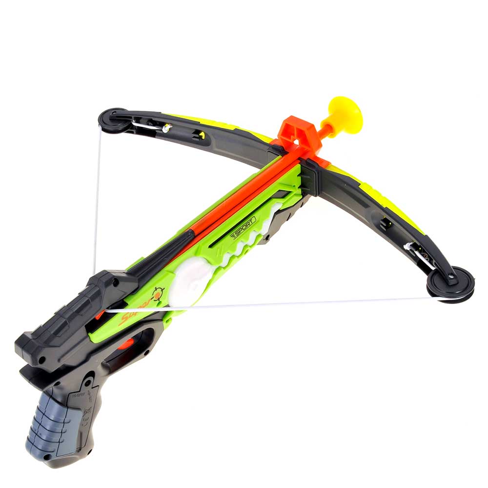 Toy Crossbow Archery Set With Suction Cup Arrows And Target With RGB Lights