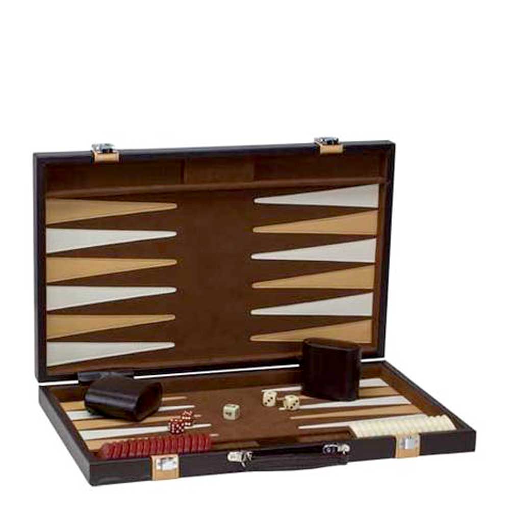 Backgammon Brown/Tan Set : 9", 15", & 18"