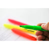 Yellow Color Pen Style Fluorescent Highlighter w/Pocket Clip, Unscented Quick Dry (12/Pack)