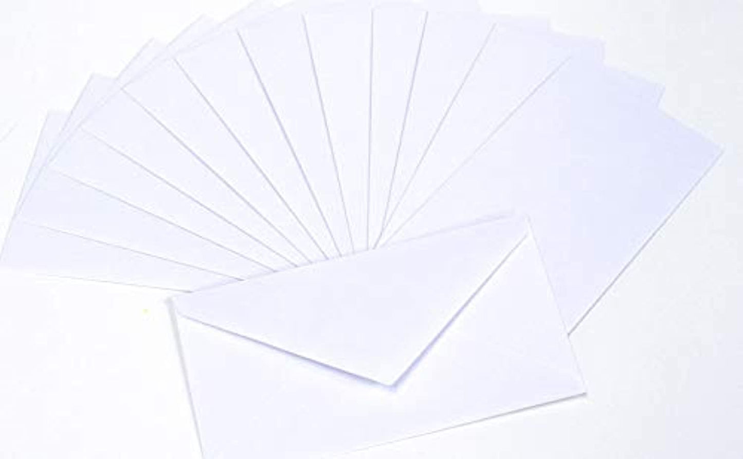 White Envelope Gummed Closure Mailing Envelopes 3 5/8 x 6 1/2, Adhesive Seal (100/Pack), 1-Pack.