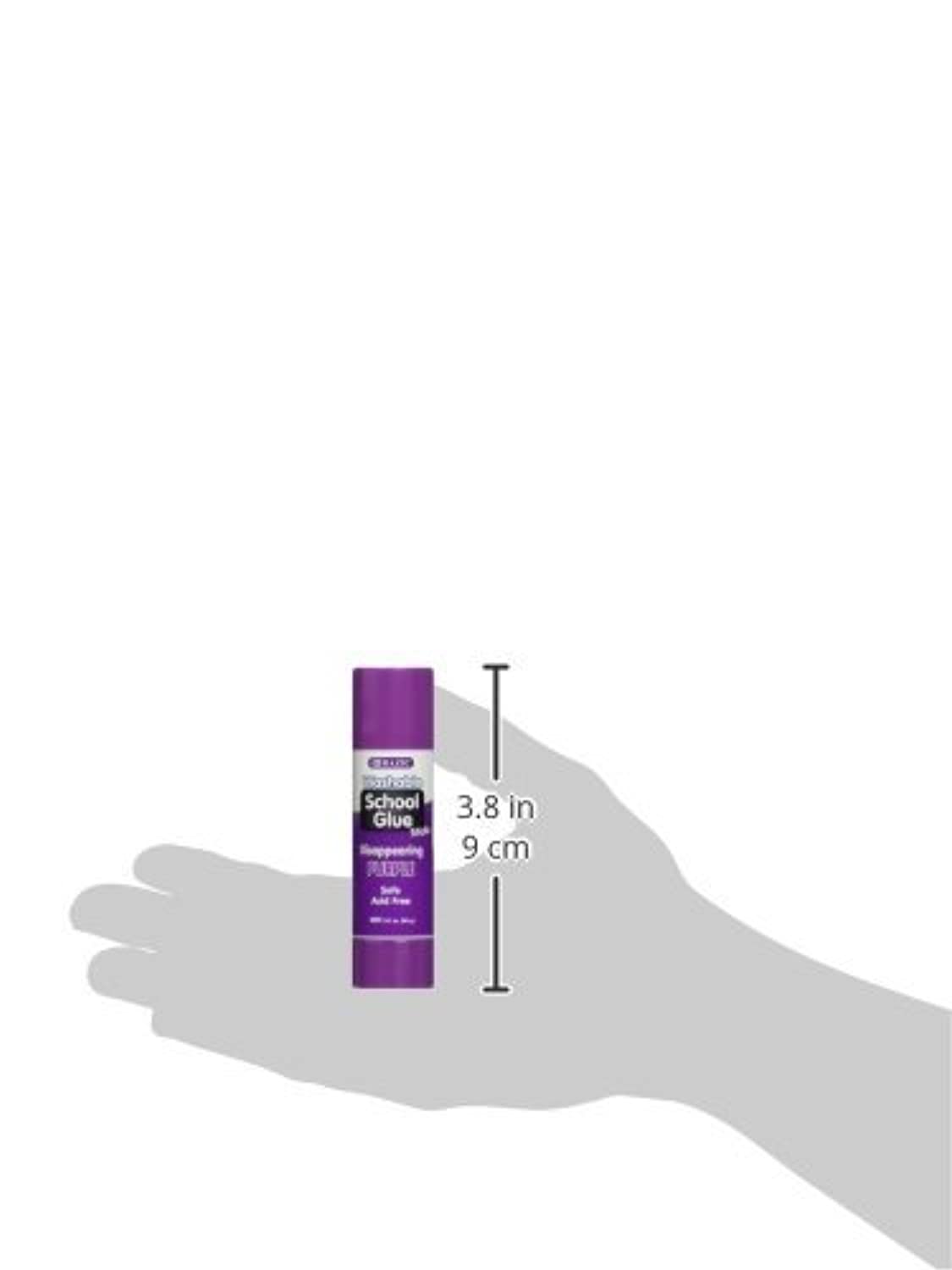 0.28 oz (8g) Washable Disappearing Purple Glue Stick.