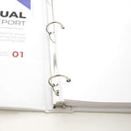 1 inch Round Ring Binder w/ 2-Pockets | BLACK | WHITE | COLOR asst..
