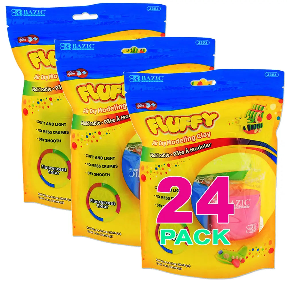 Modeling Clay Fluorescent Color Air Dry 0.5 oz. | 6-Count G8Central