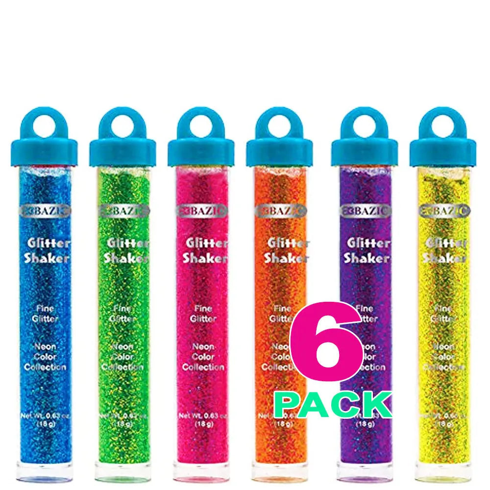 Primary Color Glitter Tubes, Washable Sparkle Non-toxic | 22g/0.77oz G8Central