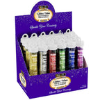 Neon Color Glitter Tubes w/Display Box, Washable Sparkle Non-toxic | 22g/0.77oz