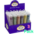 Neon Color Glitter Tubes w/Display Box, Washable Sparkle Non-toxic | 22g/0.77oz