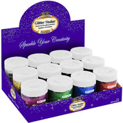 Primary Color Glitter Shaker w/Display Box, for | 2oz (56.6gr)