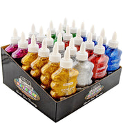 Classic Color Glitter Glue, Metallic Washable Glowing Non-toxic | 6.76 FL OZ (200ml)