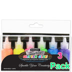 Neon Color Glitter Glue, Washable Sparkle Glowing Non-toxic | 0.67 FL OZ (20ml)