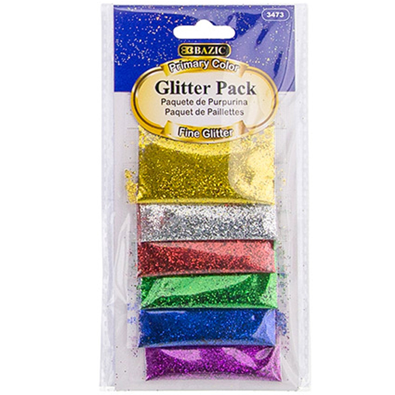 Primary Color Glitter Pack | 0.07 oz (2g)