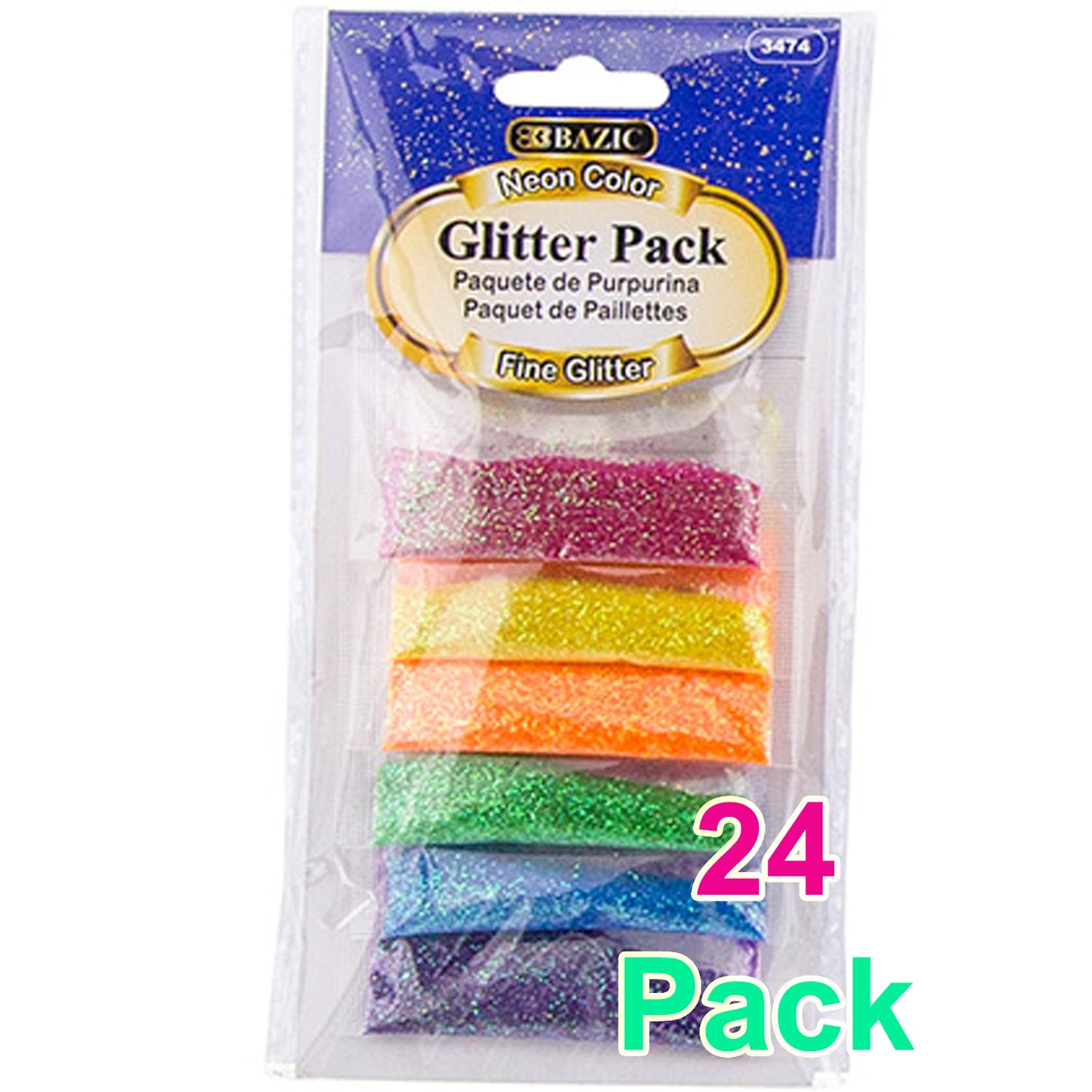 Neon Color Glitter Pack | 0.07 oz (2g)