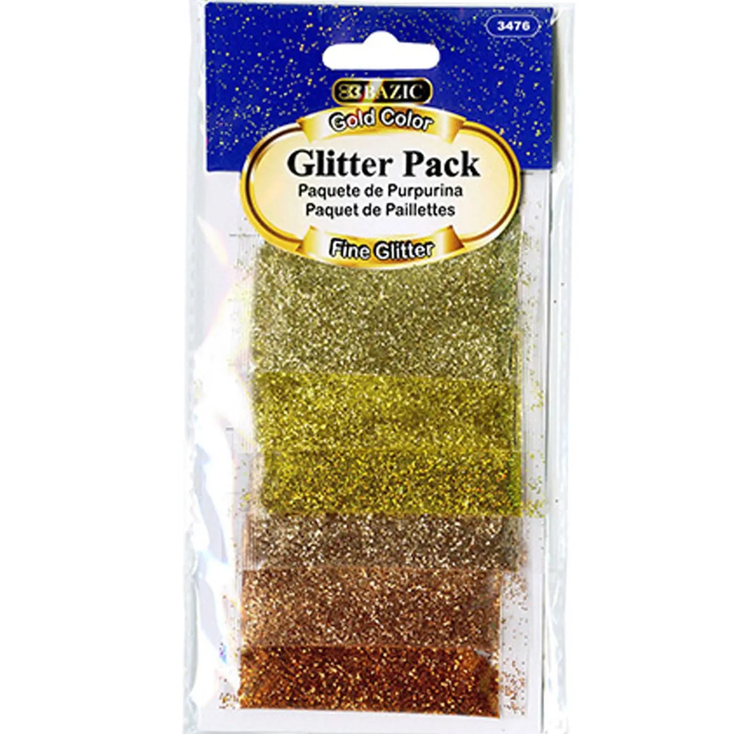 Gold Color Glitter Pack for your Art | 0.07 oz (2g) G8Central