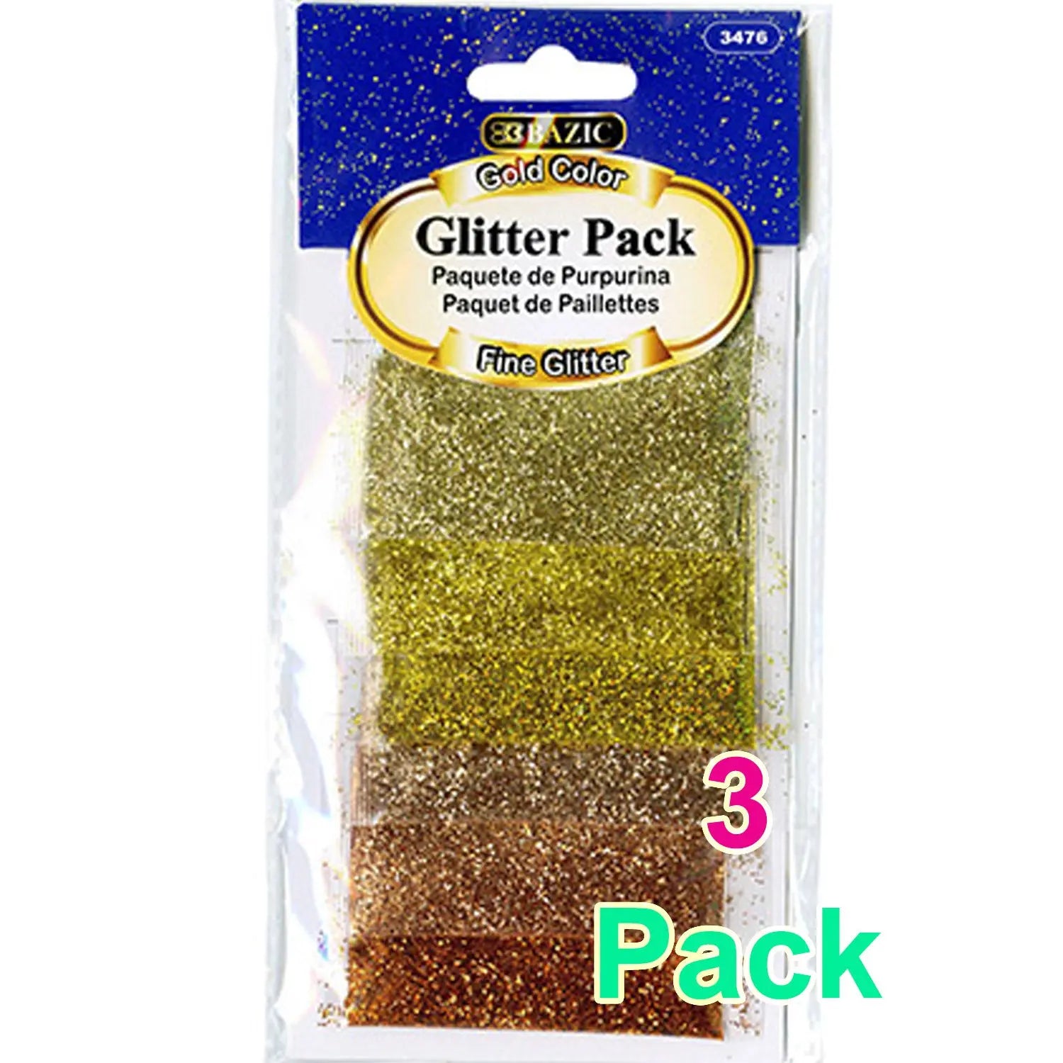 Gold Color Glitter Pack for your Art | 0.07 oz (2g) G8Central