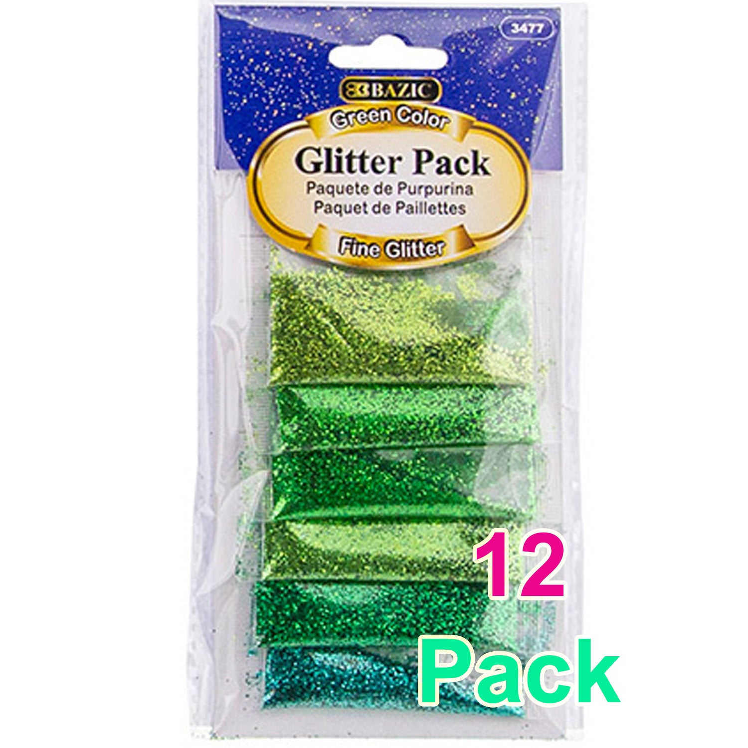 Green Color Glitter Pack | 0.07 oz  (2g)