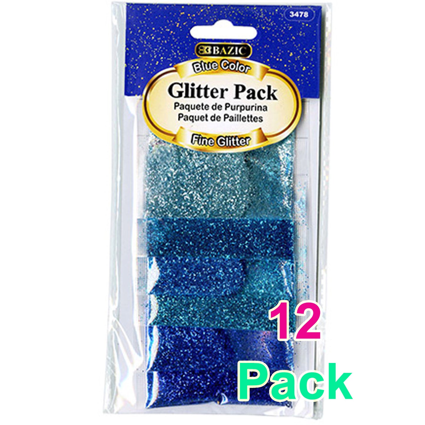 Blue Color Glitter Pack for your Art | 0.07 oz (2g)