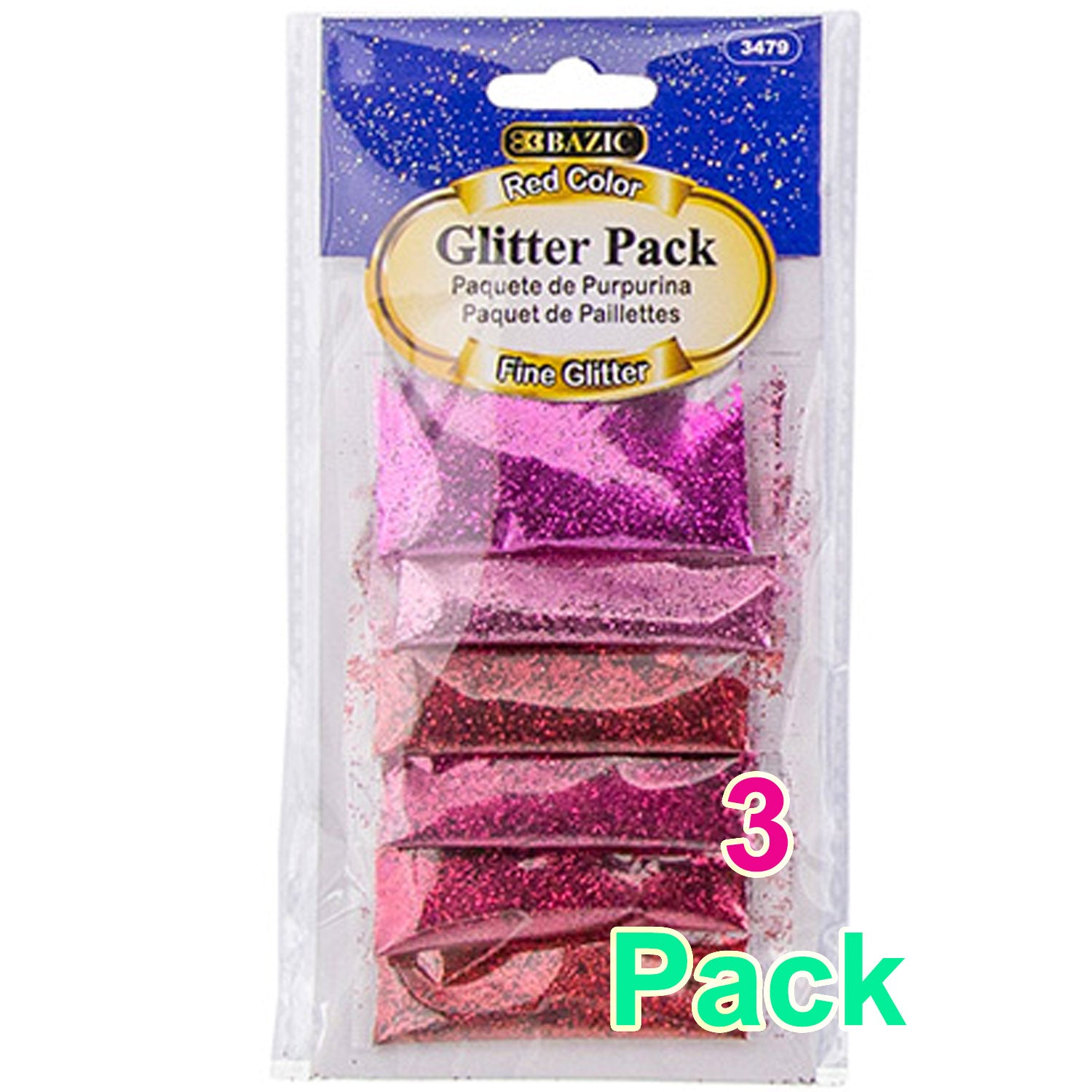 Red Color Glitter Pack for your Art | 0.07 oz (2g)