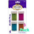 4 Neon Color Glitter Shaker | 0.10 oz (3gr)
