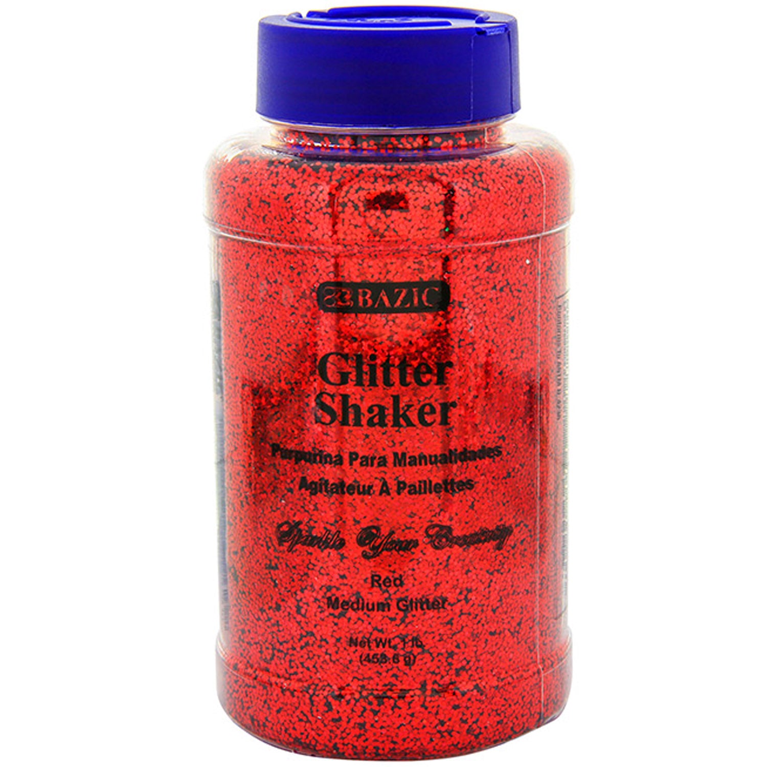 Red Glitter Shake, Sparkle Powder Slime Party Glow Decor,or  Kid Activity | 16 OZ (1lb)