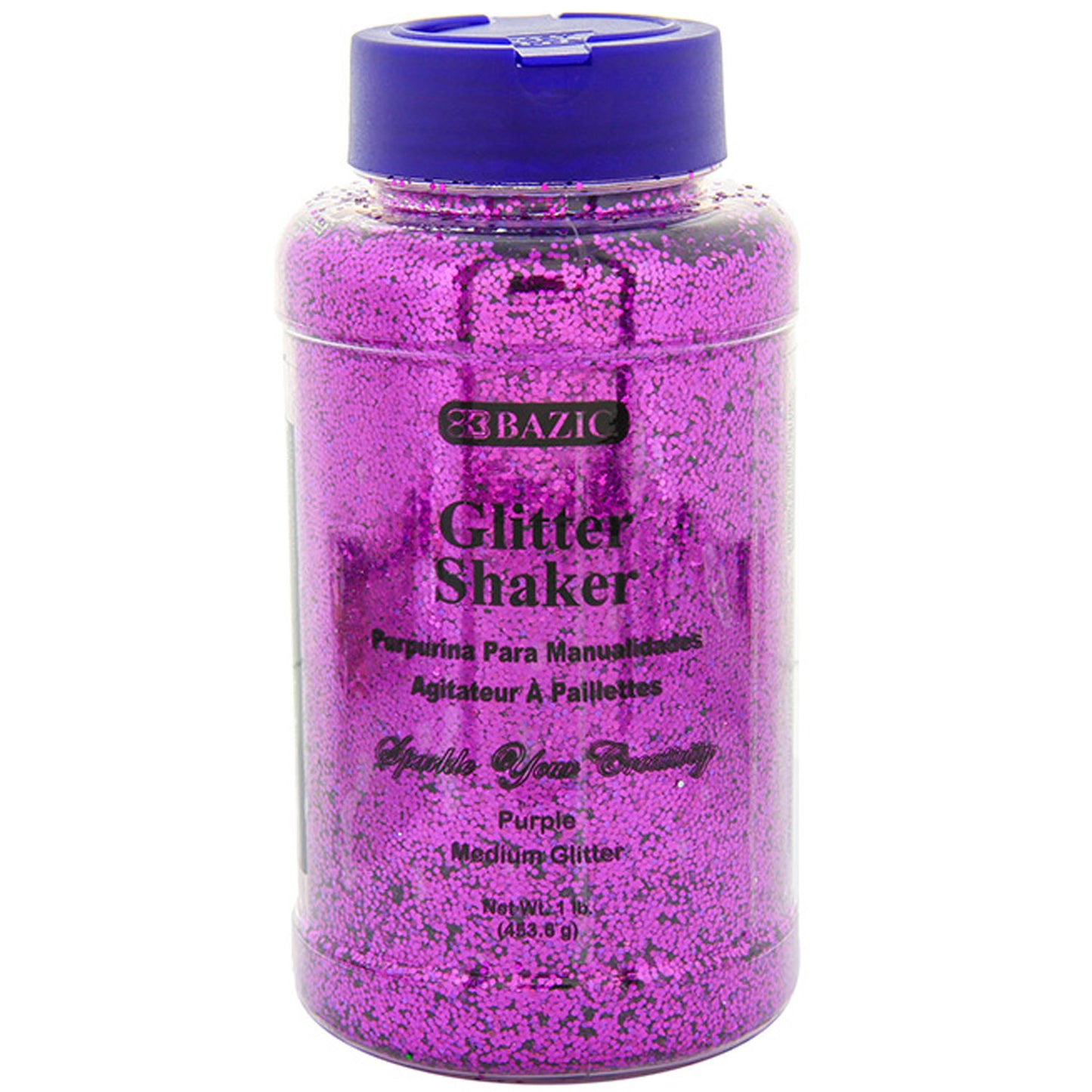 Purple Glitter Shake, Sparkle Powder Slime Party Glow Decor,or  Kid Activity | 16 OZ (1lb)